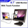 Lilliput 9.7" USB Touch Monitor for iPhone 4S/iPad HDMI Sync Output Display (UM-900/T)